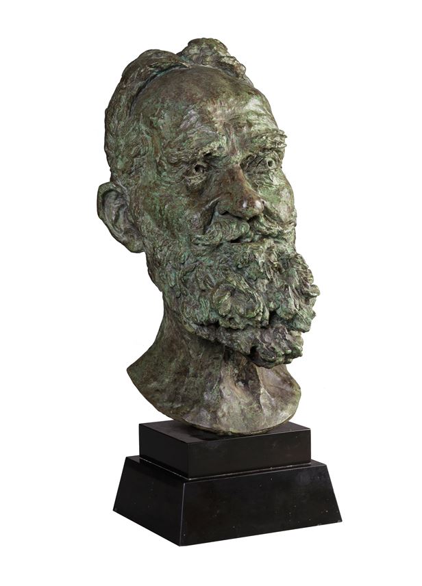 Sir Jacob Epstein - Second Portrait of George Bernard Shaw | MasterArt